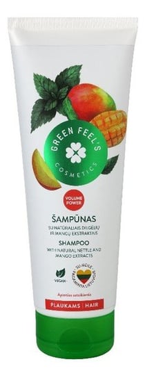 Green Feel's, szampon zwiększający objętość z ekstraktem z mango i pokrzywy, 250 ml Green Feel's