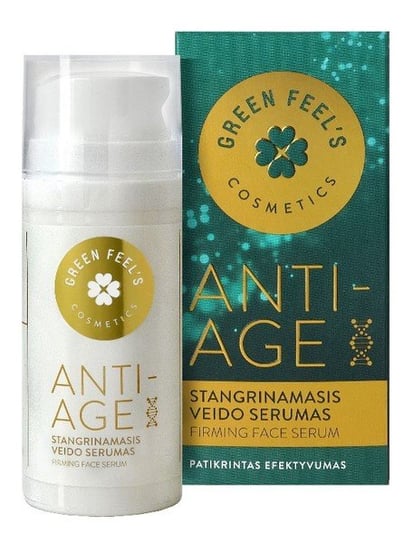 Green Feel's, ujędrniające serum do twarzy anti-age, 30 ml Green Feel's