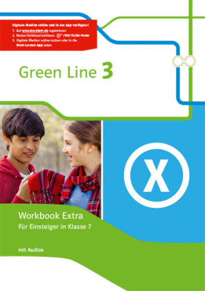 Green Line 3. Workbook Extra mit Audio-CDs für Einsteiger in Klasse 7 Klett Ernst /Schulbuch, Klett Ernst Verlag Gmbh