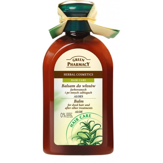 Green Pharmacy, balsam do włosów farbowanych Aloes, 300 ml Green Pharmacy