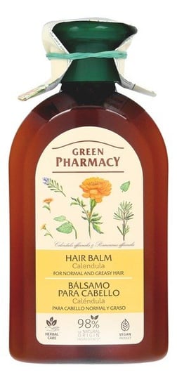 Green Pharmacy, Balsam do włosów normalnych i przetłuszczających się - Nagietek Lekarski, 300ml Green Pharmacy