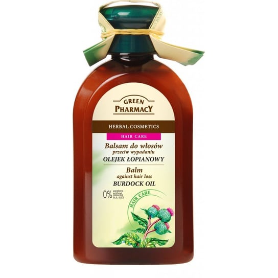 Green Pharmacy, balsam do włosów przeciw wypadaniu Olejek łopianowy, 300 ml Green Pharmacy