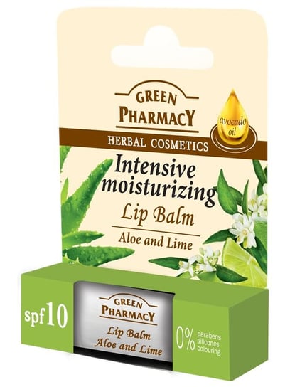 Green Pharmacy, Lip Balm, balsam do ust Intensive Moisturizing, SPF 10, 3,6 g Green Pharmacy
