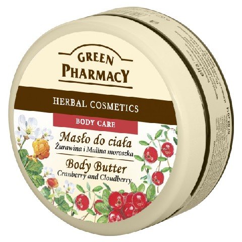 Green Pharmacy, masło do ciała Żurawina i Malina moroszka, 200 ml Green Pharmacy