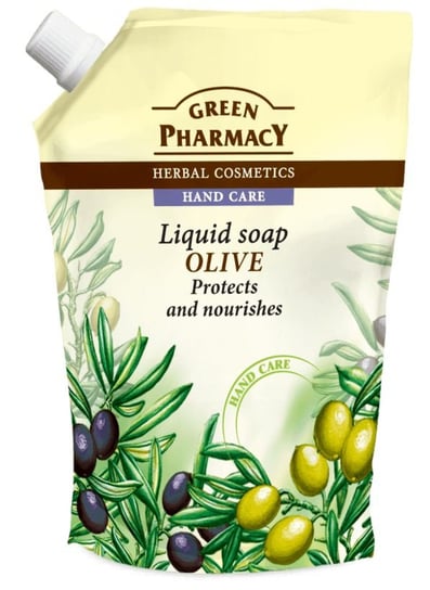 Green Pharmacy, mydło w płynie zapas Oliwka, 465 ml Green Pharmacy