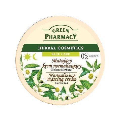 Green Pharmacy, normalizujący krem do twarzy z zieloną herbatą, 150 ml Green Pharmacy