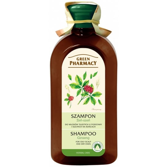 Green Pharmacy, szampon do włosów mieszanych Żeń-Szeń, 350 ml Green Pharmacy