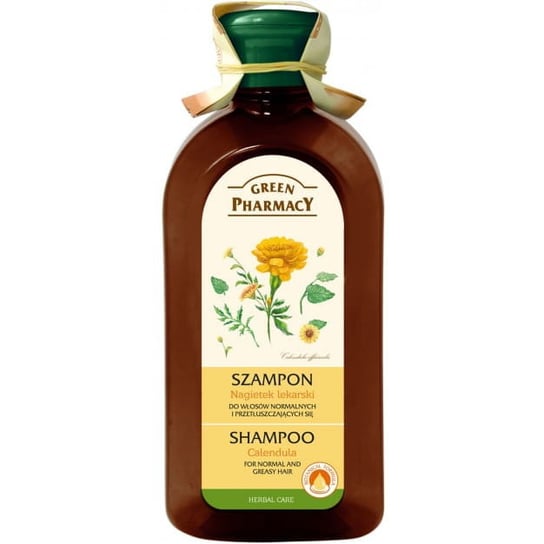 Green Pharmacy, szampon do włosów normalnych i przetłuszczających Nagietek, 350 ml Green Pharmacy