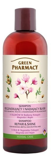 Green Pharmacy Szampon do włosów regenerujący i nadający blask -Magnolia i Argan 500ml Green Pharmacy