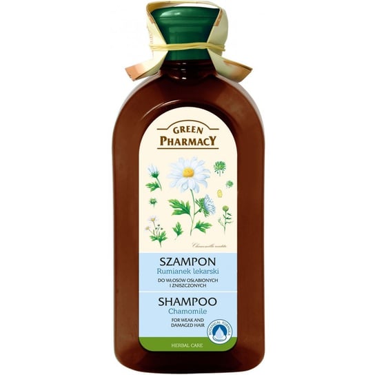 Green Pharmacy, szampon do włosów zniszczonych Rumianek, 350 ml Green Pharmacy