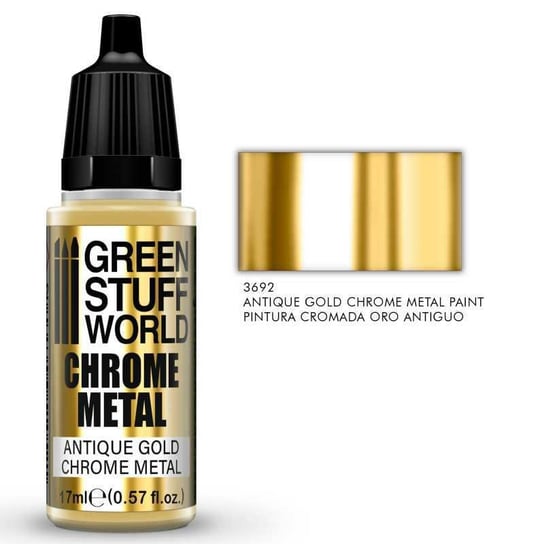 Green Stuff World: Farba chromowana      antyczne złoto 17ml. Inna marka