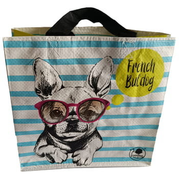 Greenbag Torba Wielokrotnego Użytku Z Polipropylenu Tkanego French Buldog 26X26X12 Cm Jbl