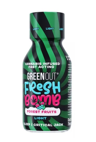 GreenOut, Fresh Bomb Forest Fruits, Light Green Out, Suplement diety, 100ml Dutch Therapy