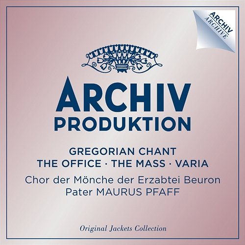 Gregorian Chant - The Office - The Mass - Varia Chor der Mönche der Erzabtei Beuron, Pater Maurus Pfaff