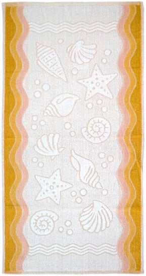 Greno, Flora Ocean, Ręcznik, 40x60 cm, żółty Greno