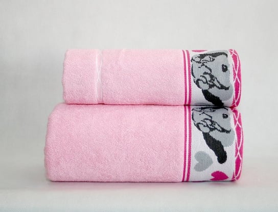 Greno, Ręcznik, Sharp Pei, 50x70 cm, różowy Greno