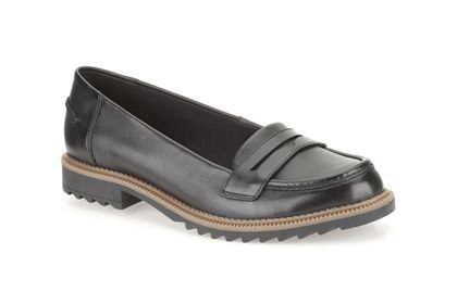 Griffin Milly [black leather 26101101] - rozmiar 35 Clarks