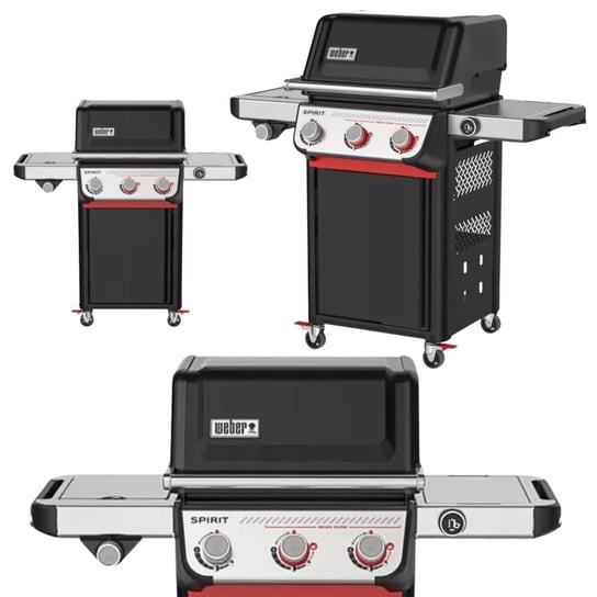GRILL GAZOWY Weber 3 palniki gazowy grill ogrodowy NA KÓŁKACH Spirit EP-335 Weber