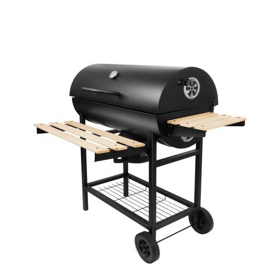 Grill ogrodowy węglowy Roast 8.0, z półkami, termometrem i wentylacją, 95cmx76cm Mark Adler