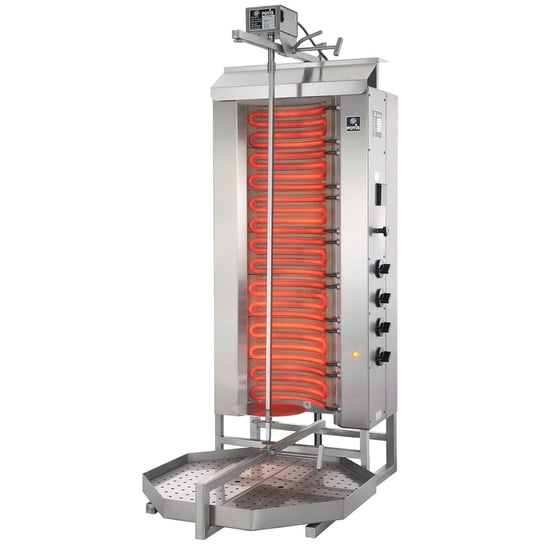Grill piec opiekacz do kebaba gyrosa elektryczny profesjonalny POTIS wsad 80 kg 400 V 10.5 kW Inna marka