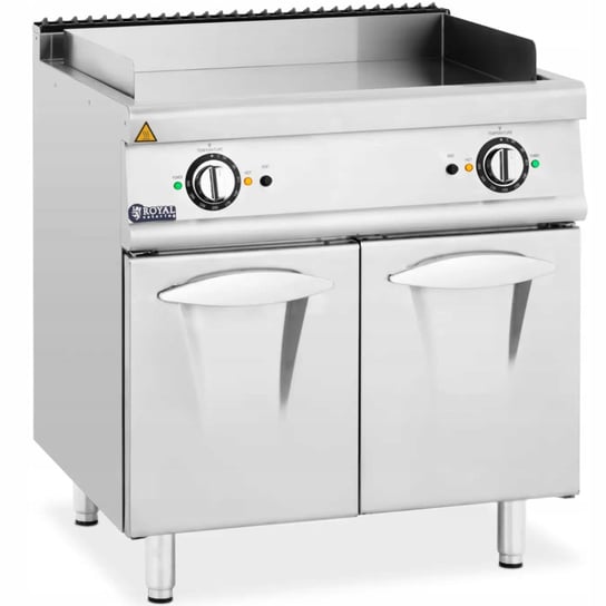 Grill płyta grillowa elektryczna podwójna gładka z szafką wolnostojąca 10.8 Royal Catering