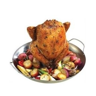 GRILL PRO - Stojak na kurczaka + wok BRABANTIA