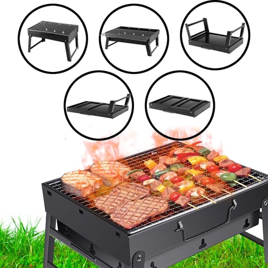 Grill przenośny+ akcesoria Inna marka