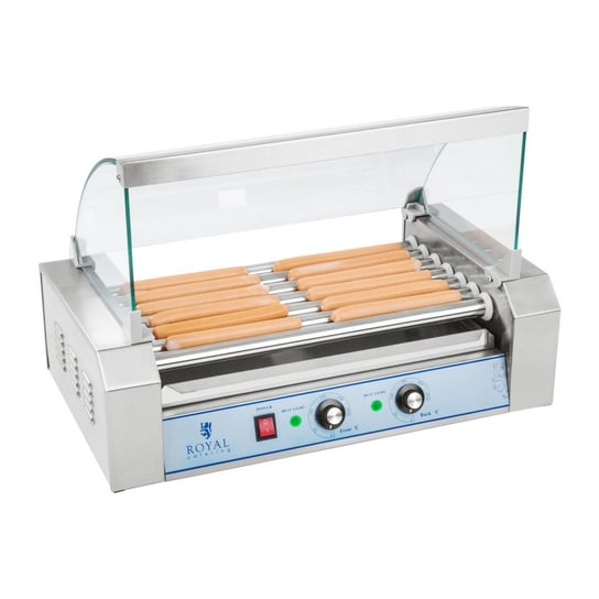 Grill rolkowy z szybą Roller grill ROYAL CATERING RCHG-7E 1000174 Royal Catering