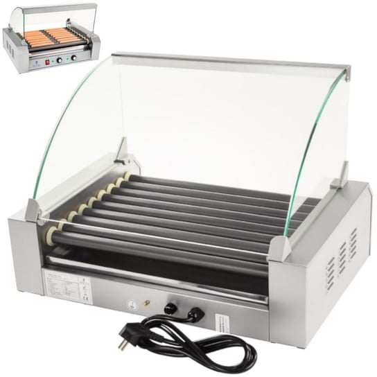 Grill rolkowy z szybą Roller grill ROYAL CATERING RCHG-9T 1000490 Royal Catering