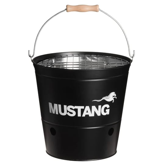 Grill turystyczny przenośny węglowy Party wiadro 32x21 cm czarny - Mustang Mustang