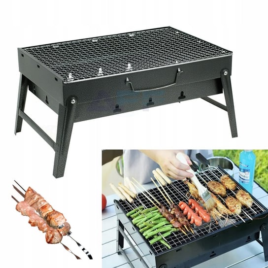 Grill Węglowy Przenośny Ogrodowy Turystyczny na Camping Wyjazd Wakacje Inna marka