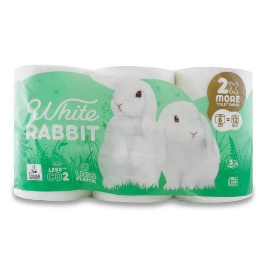 Grite 6Szt Papier Toal. White Rabbit /046 Inny producent