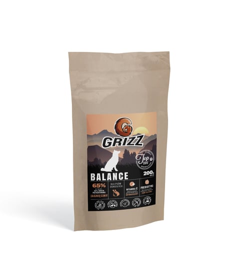 GRIZZ BALANCE jagnięcina, próbka 200 g Inny producent