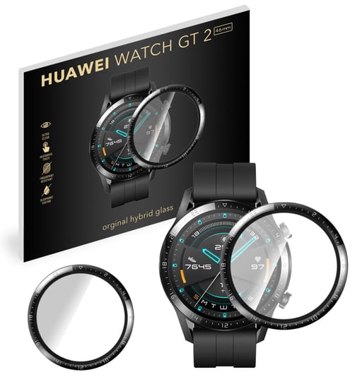 Grizz SZKŁO hybrydowe 3D do Huawei Watch GT 2 46mm Grizz