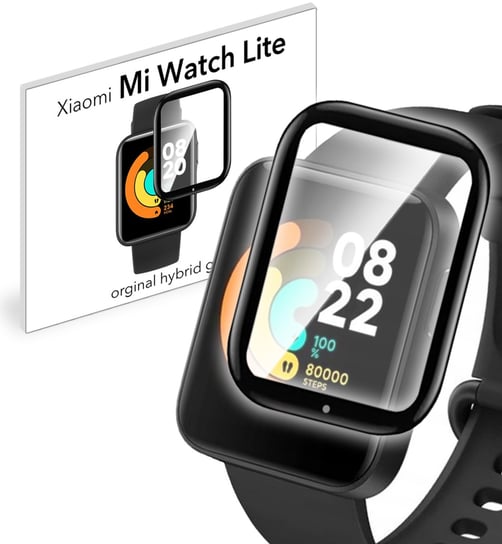 Grizz SZKŁO hybrydowe 3D do Xiaomi Mi Watch Lite Grizz