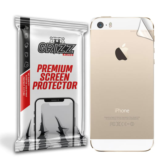 GrizzGlass SatinSkin folia na tył do Apple iPhone 5s Grizz Glass