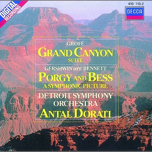 Grofé: Grand Canyon Suite/Gershwin: Porgy & Bess Detroit Symphony Orchestra, Antal Doráti
