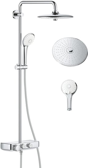 Grohe Euphoria SmartControl System 260 Mono zestaw prysznicowy termostatyczny z deszczownicą chrom 26509000 Inna marka