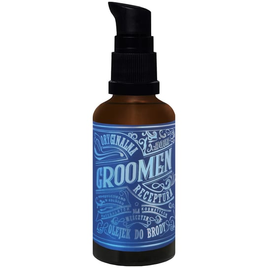 Groomen, Aqua Beard Oil, Pielęgnujący Olejek Do Brody, 50ml Groomen