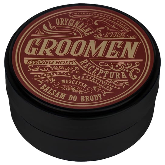 Groomen, Fire Strong Hold, Balsam do stylizacji brody, 50g Groomen