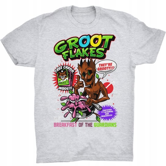 Groot Flakes Koszulka Marvel Strażnicy Galaktyki GILDAN