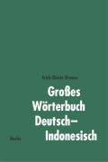 Großes Wörterbuch Deutsch-Indonesisch Krause Erich-Dieter