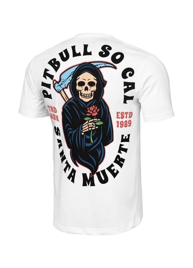 Gruba Koszulka Santa Muerte Biała L Pitbull West Coast