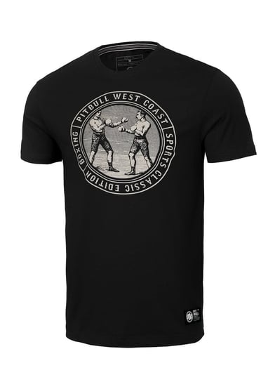 Gruba Koszulka Vintage Boxing Czarna S Pitbull West Coast