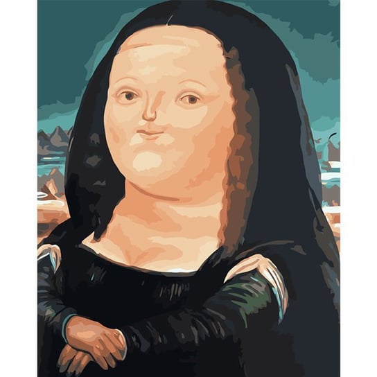 Gruba Mona Lisa - zestaw do malowania po cyferkach Gadget Master