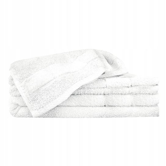 Gruby Ręcznik Bawełniany Kąpielowy Biały 50X90Cm Sepio