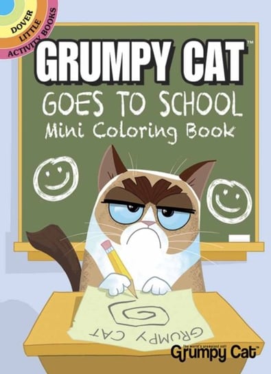 Grumpy Cat Goes to School Mini Coloring Book Kurtz John