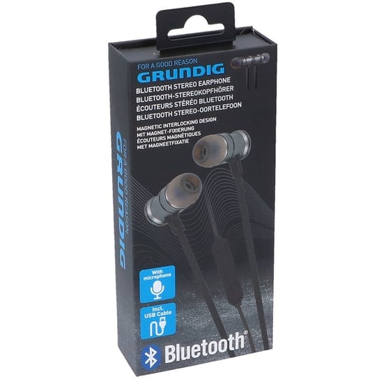 Grundig - Słuchawki douszne Bluetooth (czarny) Forcetop