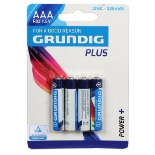 Grundig - Zestaw baterii cynkowych AAA / R03 1.5 V 4 szt. Grundig