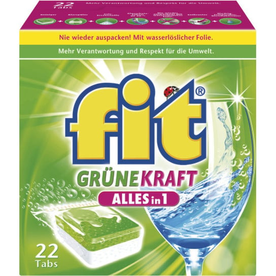 Grune Kraft Alles in 1 tabletki do zmywarki 22szt Fit